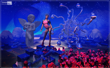 Картинка 3д+графика фантазия+ fantasy девушка взгляд