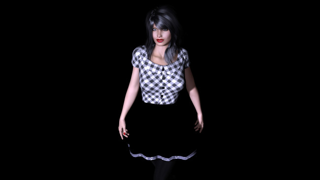 Обои картинки фото harleigh, 3д графика, люди , people, взгляд, девушка