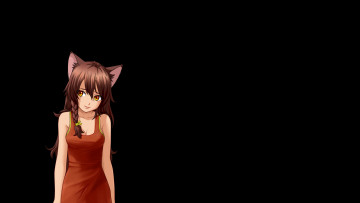 Картинка разное арты девочка коса уши робость