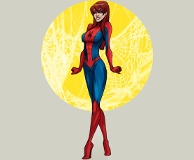 Картинка рисованное комиксы униформа улыбка взгляд фон девушка