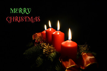 Картинка праздничные новогодние+свечи свечи