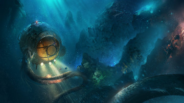 Картинка фэнтези существа морской монстр океан