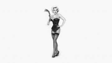Картинка marylin+monroe рисованное кино взгляд фон корсет улыбка девушка