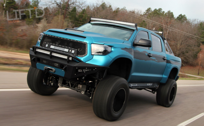 Обои картинки фото автомобили, custom pick-up, toyota