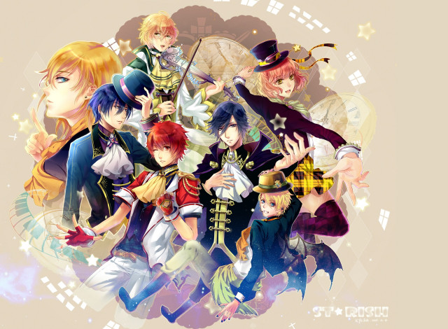 Обои картинки фото аниме, uta no prince-sama, поющий, принц