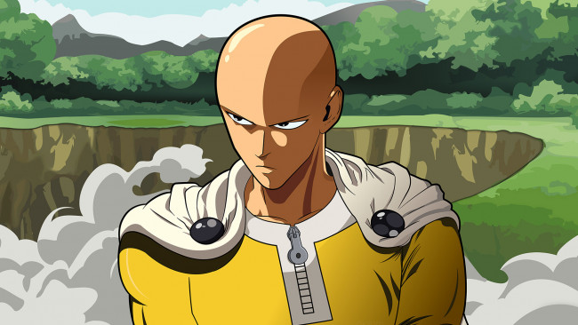 Обои картинки фото аниме, one punch man, сайтама
