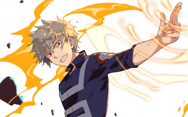 Обои картинки фото аниме, boku no hero academia, моя, геройская, академия