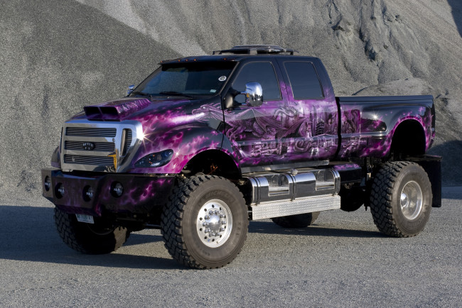 Обои картинки фото автомобили, custom pick-up, ford