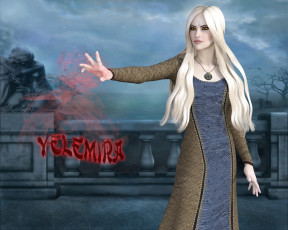 Картинка 3д+графика фантазия+ fantasy девушка взгляд фон