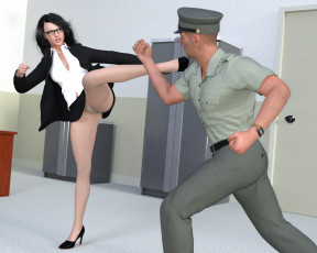 Картинка spy+games 3д+графика фантазия+ fantasy девушка взгляд фон грудь