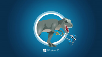 Картинка компьютеры windows++10 фон логотип