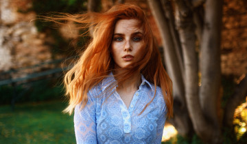 Картинка девушка девушки -unsort+ рыжеволосые+и+другие модель