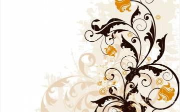 Картинка векторная+графика цветы+ flowers background abstract design