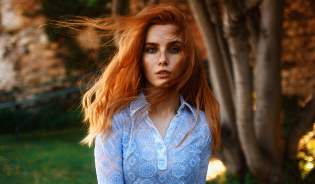 Обои картинки фото девушка, девушки, -unsort , рыжеволосые и другие, модель