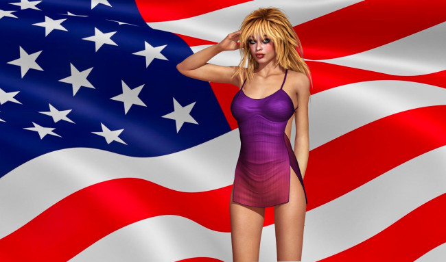 Обои картинки фото 3д графика, люди , people, фон, взгляд, девушка