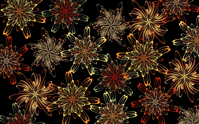 Обои картинки фото 3д графика, абстракция , abstract, цветы