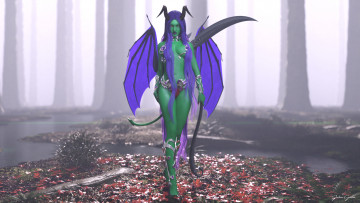 Картинка 3д+графика существа+ creatures фон взгляд халк