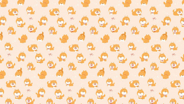 обоя векторная графика, животные , animals, собачка