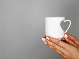 обоя разное, посуда,  столовые приборы,  кухонная утварь, чашка, сердечко, руки