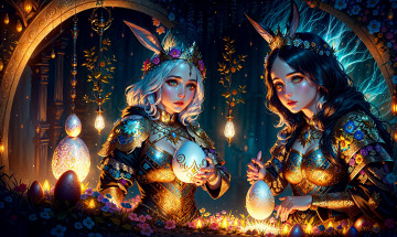 Картинка фэнтези маги +волшебники нейросети графика нейроарт ai art нейронные сети рисунки нейро искусство