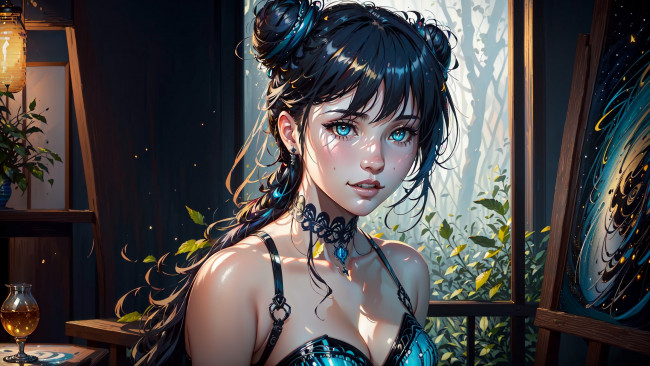 Обои картинки фото аниме, город,  улицы,  интерьер,  здания, нейросети, графика, нейроарт, ai, art, нейронные, сети, рисунки, нейро, искусство