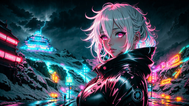 Обои картинки фото аниме, пейзажи,  природа, нейросети, графика, нейроарт, ai, art, нейронные, сети, рисунки, нейро, искусство