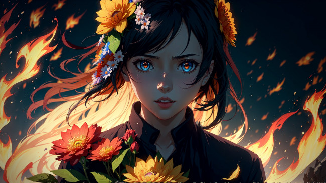 Обои картинки фото аниме, unknown,  другое , нейросети, графика, нейроарт, ai, art, нейронные, сети, рисунки, нейро, искусство