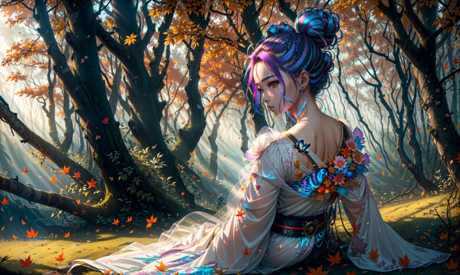 Обои картинки фото аниме, пейзажи,  природа, нейросети, графика, нейроарт, ai, art, нейронные, сети, рисунки, нейро, искусство