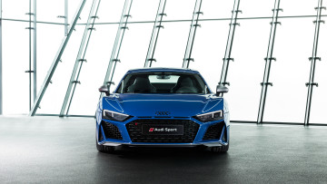 Картинка 2018+audi+r8+spyder+v10 автомобили audi синий