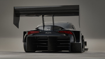 обоя toyota supra, автомобили, 3д, toyota, supra, pikes, peak, time, attack, tuning, car, тюнинг, авто