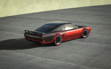 обоя plymouth barracuda 1968, автомобили, 3д, plymouth, barracuda, 1968, restomod, tuning, car, тюнинг, авто