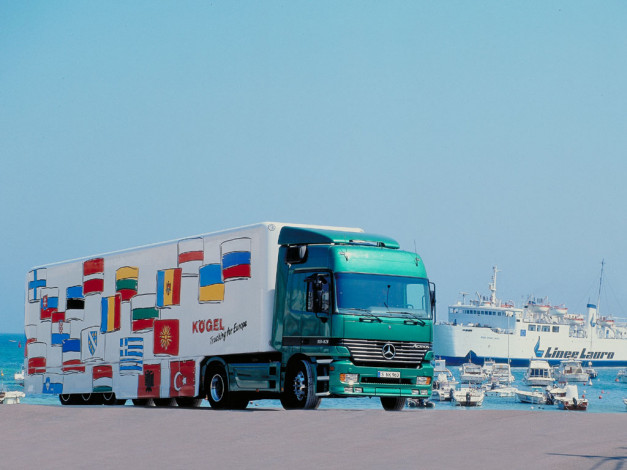 Обои картинки фото автомобили, mercedes, trucks