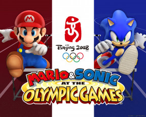обоя mario, sonic, at, the, olympic, games, видео, игры