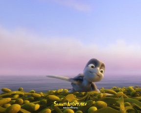 обоя шевели, ластами, мультфильмы, sammy`s, adventures, the, secret, passage