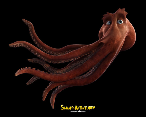 Обои картинки фото шевели, ластами, мультфильмы, sammy`s, adventures, the, secret, passage