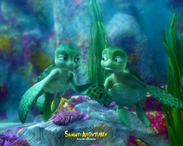 Обои картинки фото шевели, ластами, мультфильмы, sammy`s, adventures, the, secret, passage