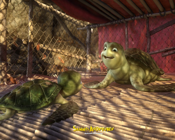 Обои картинки фото шевели, ластами, мультфильмы, sammy`s, adventures, the, secret, passage