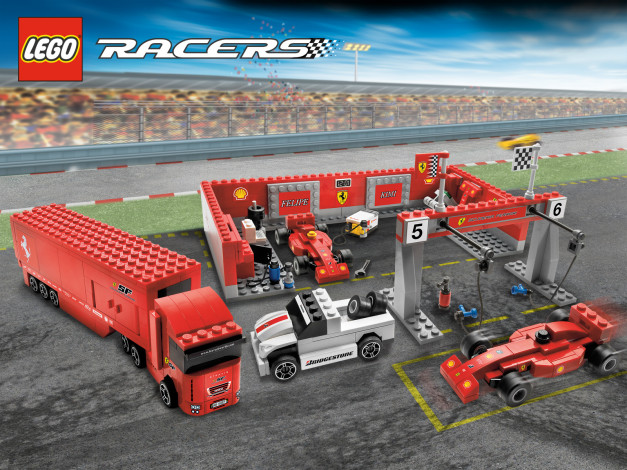 Обои картинки фото видео, игры, lego, racers