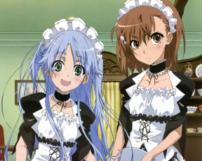 Картинка аниме toaru majutsu no index девушки