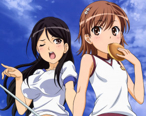 Картинка аниме toaru majutsu no index девушки