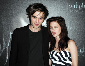 Картинка robert pattinson kristen stewart разное знаменитости сумерки