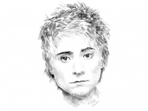 Картинка рисованные люди певица земфира