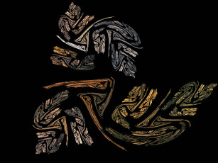 Картинка 3д графика fractal фракталы абстракция