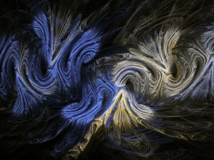 Картинка 3д графика fractal фракталы абстракция