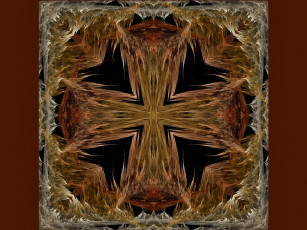 Картинка 3д графика fractal фракталы абстракция