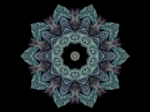 Картинка 3д графика fractal фракталы абстракция
