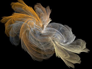 Картинка 3д графика fractal фракталы абстракция