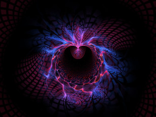 Картинка 3д графика fractal фракталы абстракция