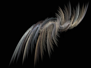 Картинка 3д графика fractal фракталы австракция