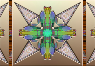 Картинка 3д графика fractal фракталы фрактал